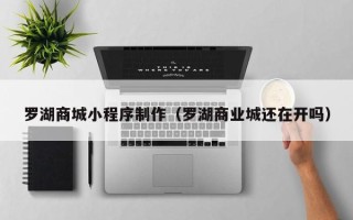惠州罗湖商城小程序制作（罗湖商业城还在开吗）